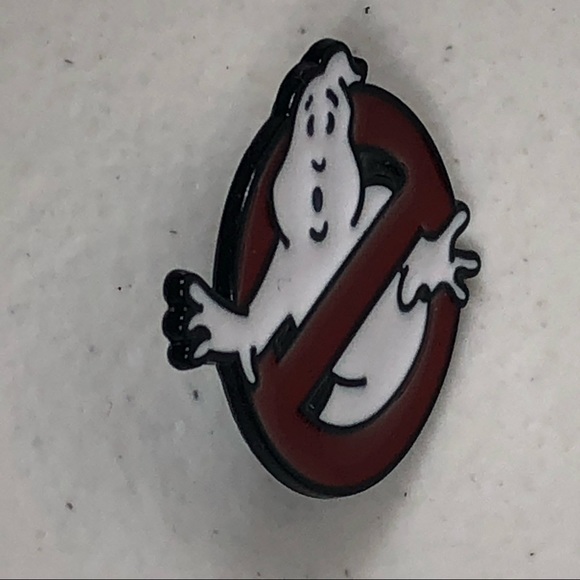 Ghostbusters No Ghost Symbol Pin Lapel - Picture 4 of 9
